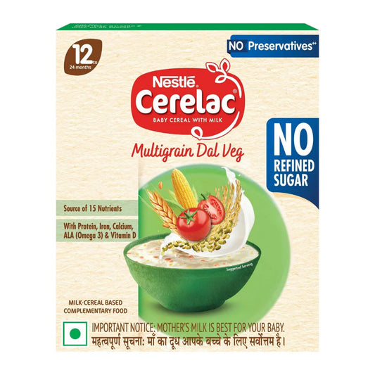 NESTLE CERELAC 4 MULTI GRAIN DAL VEG 300 GM BOX