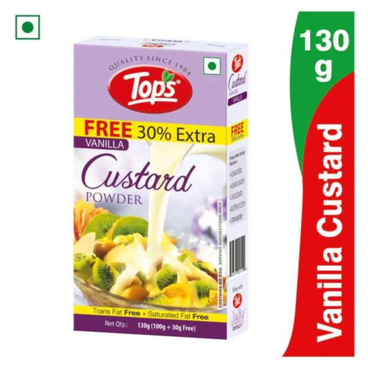 TOPS CUSTARD POWDER VANILLA 100 GM CRTN