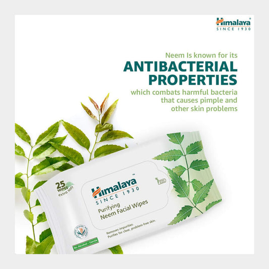 HIMALAYA NEEM FACIAL WIPES 10PCS