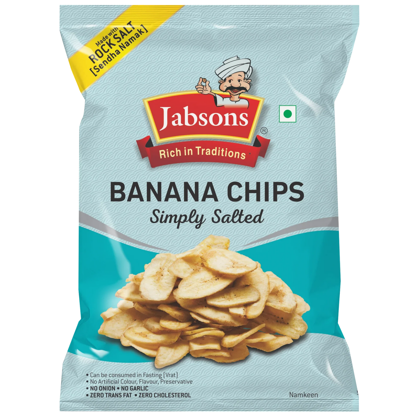 JABSONS BANANA CHIPS LIGHTLY SALTED 30GM