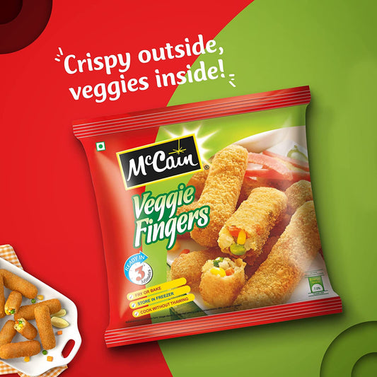 MCCAIN VEGGIE FINGERS 400 GM.POUCH