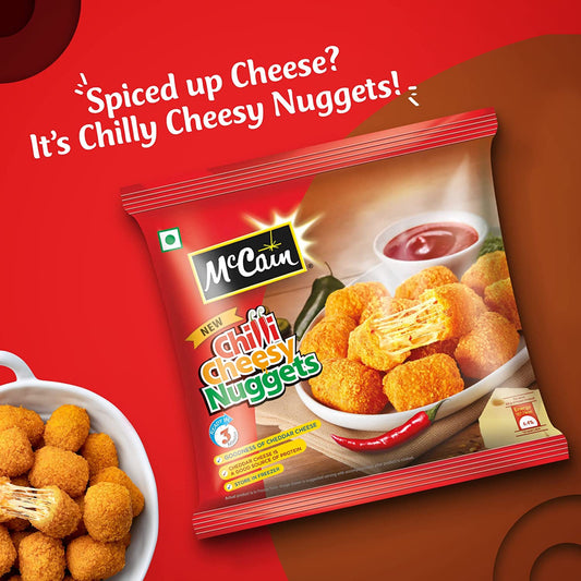 MCCAIN CHILLI CHEESY NUGGETS 250GM