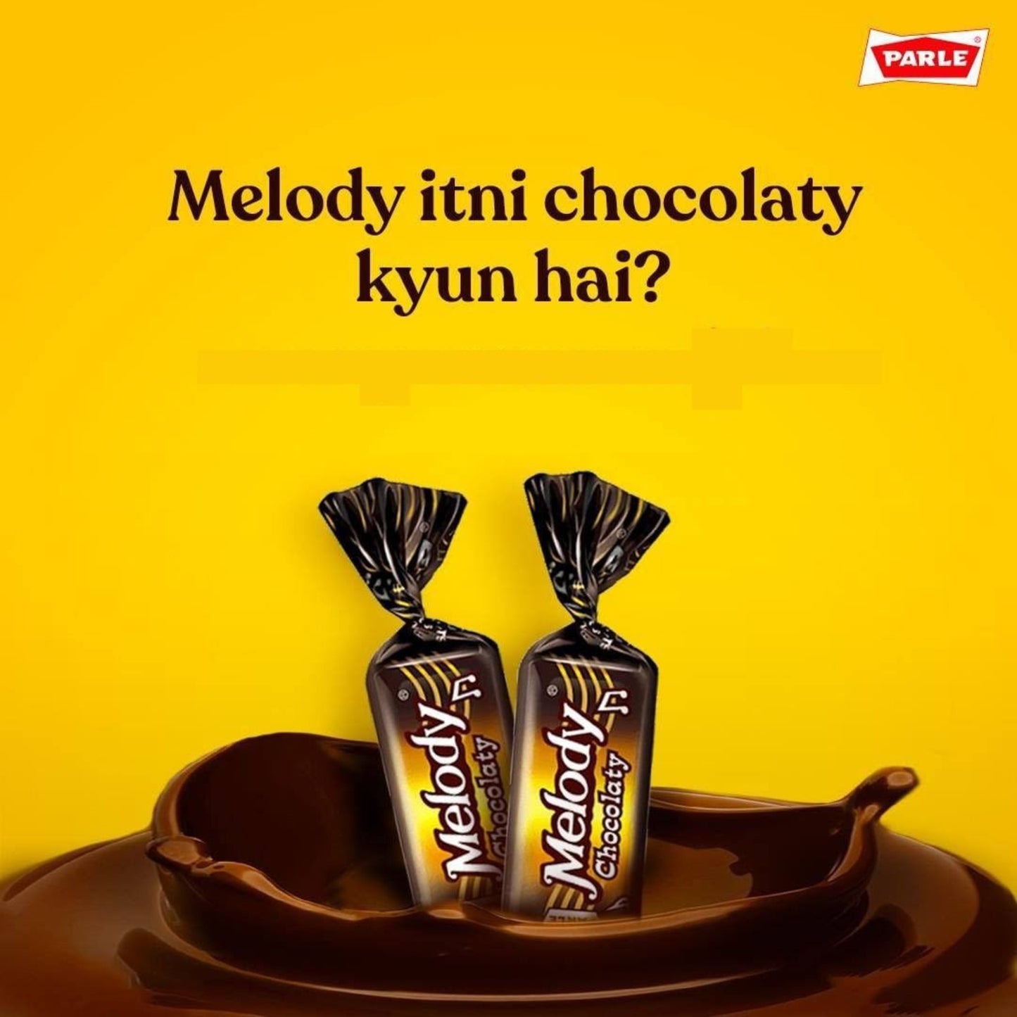 PARLE MELODY CHOCOLATY TOFFEE 391 GM POUCH. (TOFFEE/CANDY)