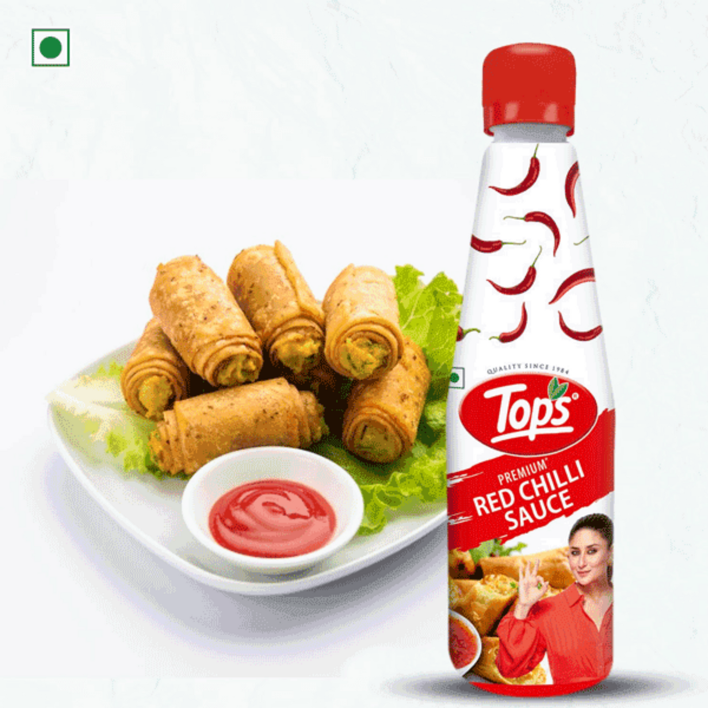 TOPS SAUCE RED CHILLI 650 GM BOTTLE.