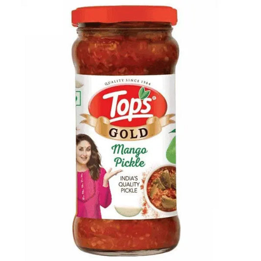 TOPS MANGO PICKLE 400 GM JAR.