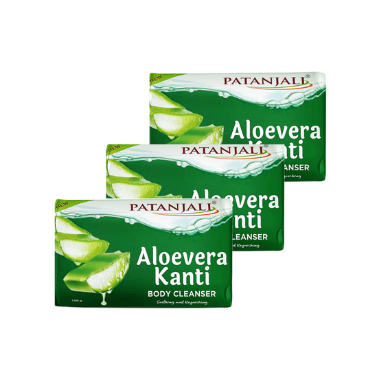 PATANJALI ALOE VERA SOAP 150GM*3