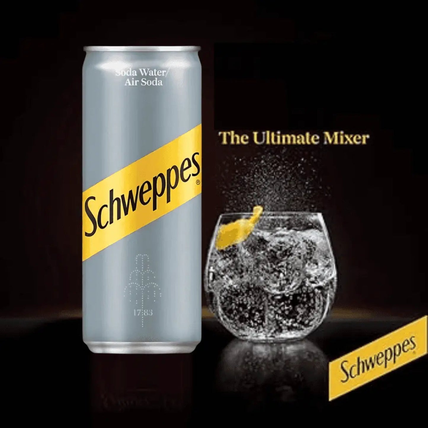 SCHWEPPES SODA WATER 300ML