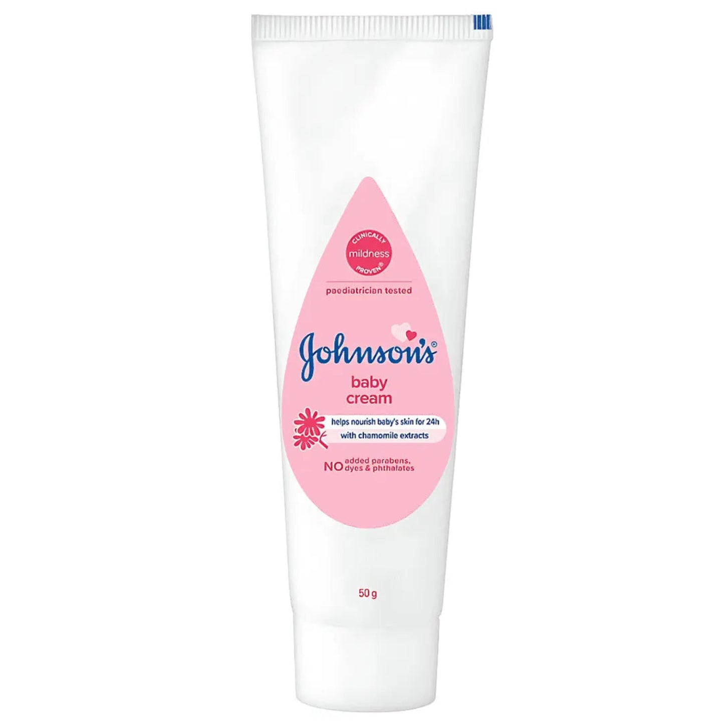 JOHNSON BABY CREAM 50 GM TUBE.