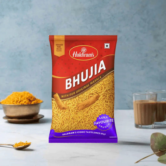 HALDIRAM BHUJIA MASALA 200 GM POUCH.  (NAMKEEN)