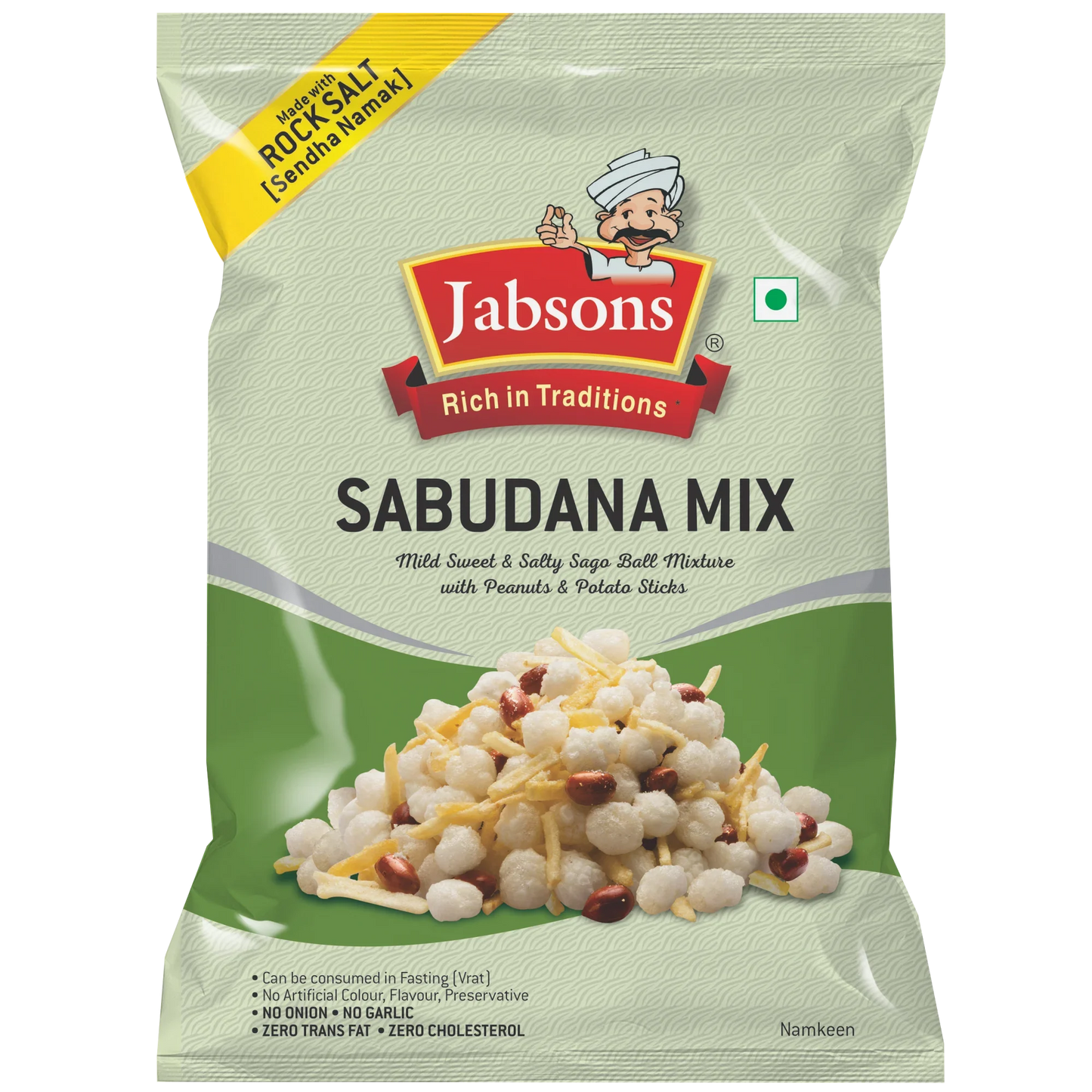 JABSONS SABUDANA MIX 180 GM POUCH.