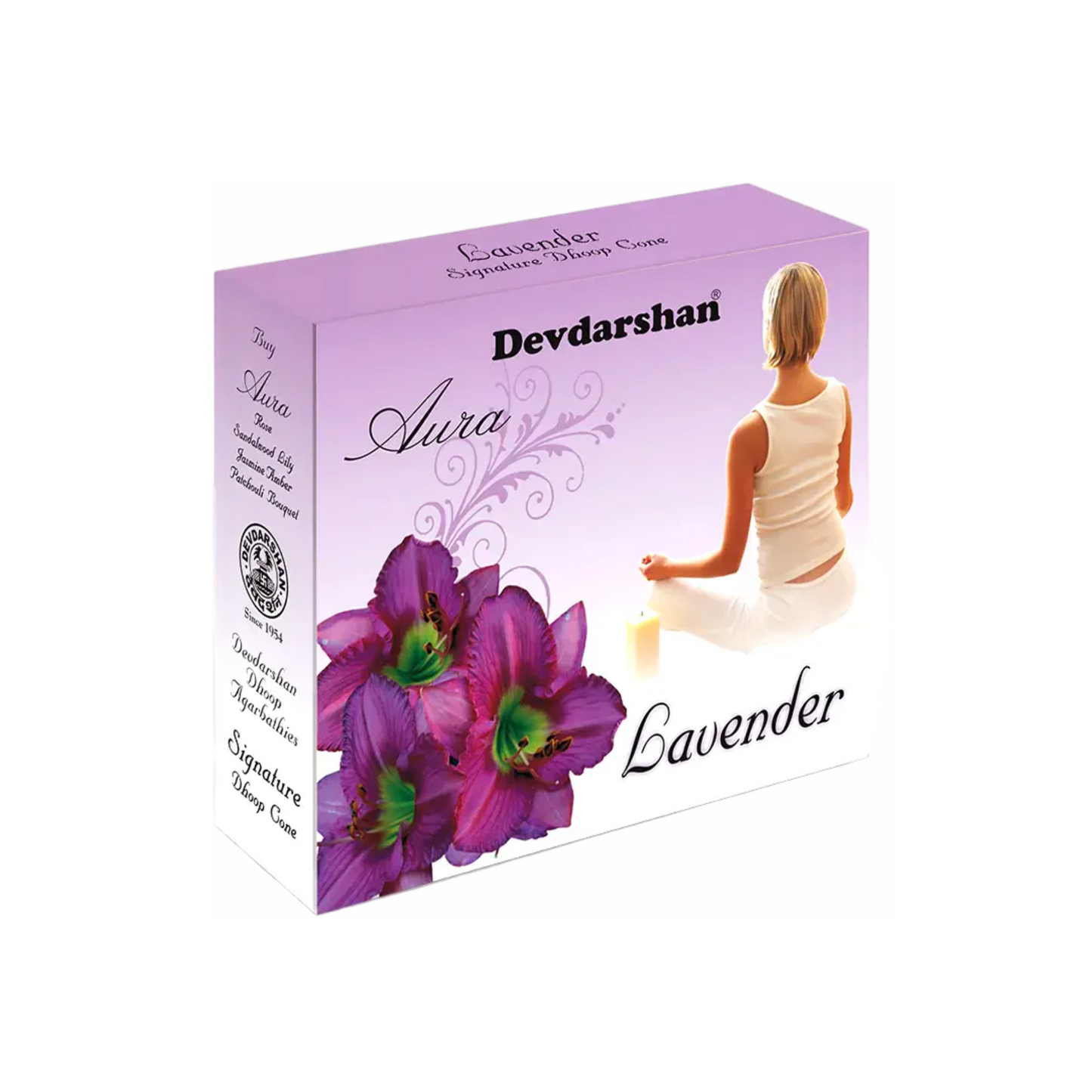 DEVDARSHAN DHOOP LAVENDER 20 CONES.