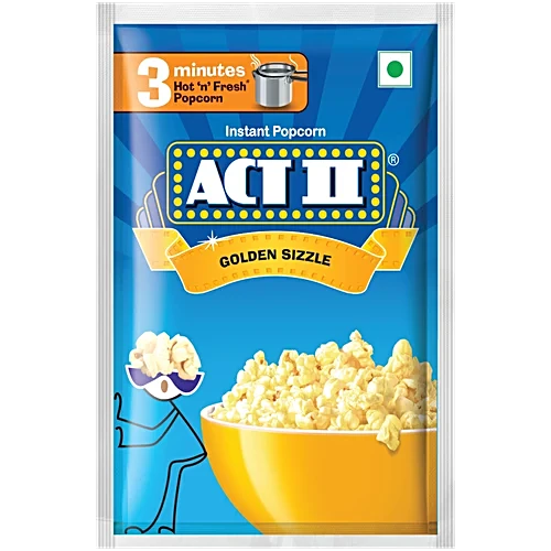 ACT II GOLDEN SIZZLE 35 GM POUCH.