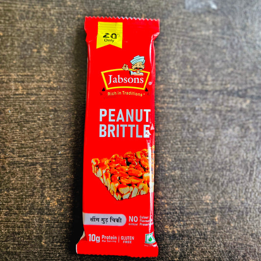 JABSONS PEANUT BRITTLE 50GM
