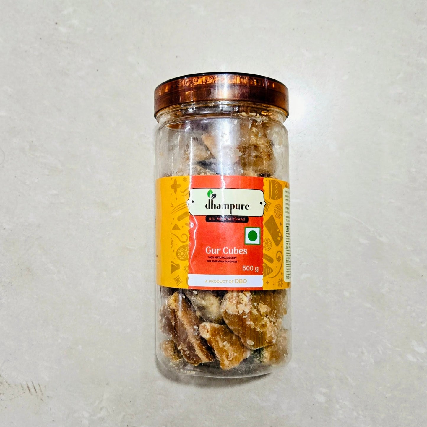 DHAMPURE GUR CUBES 500GM