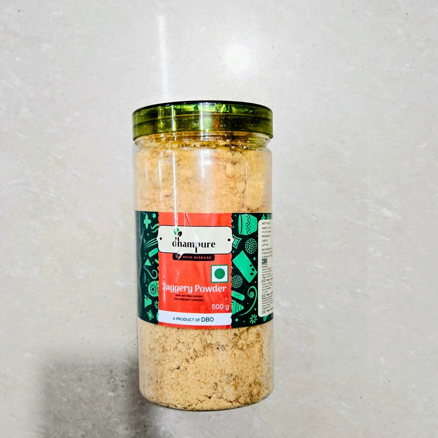 DHAMPURE JAGGERY POWDER 500GM SHAKKAR