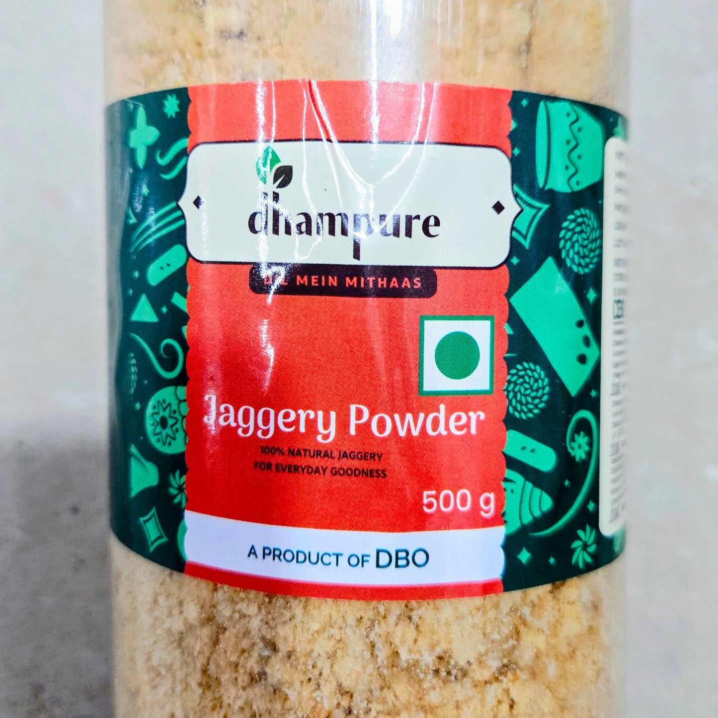 DHAMPURE JAGGERY POWDER 500GM SHAKKAR