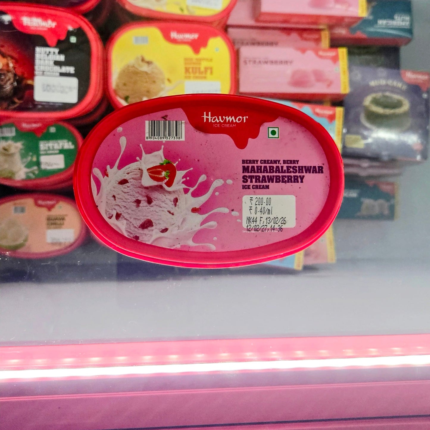 HAVMOR MAHABALESHWAR STRAWBERRY TUB 500ML
