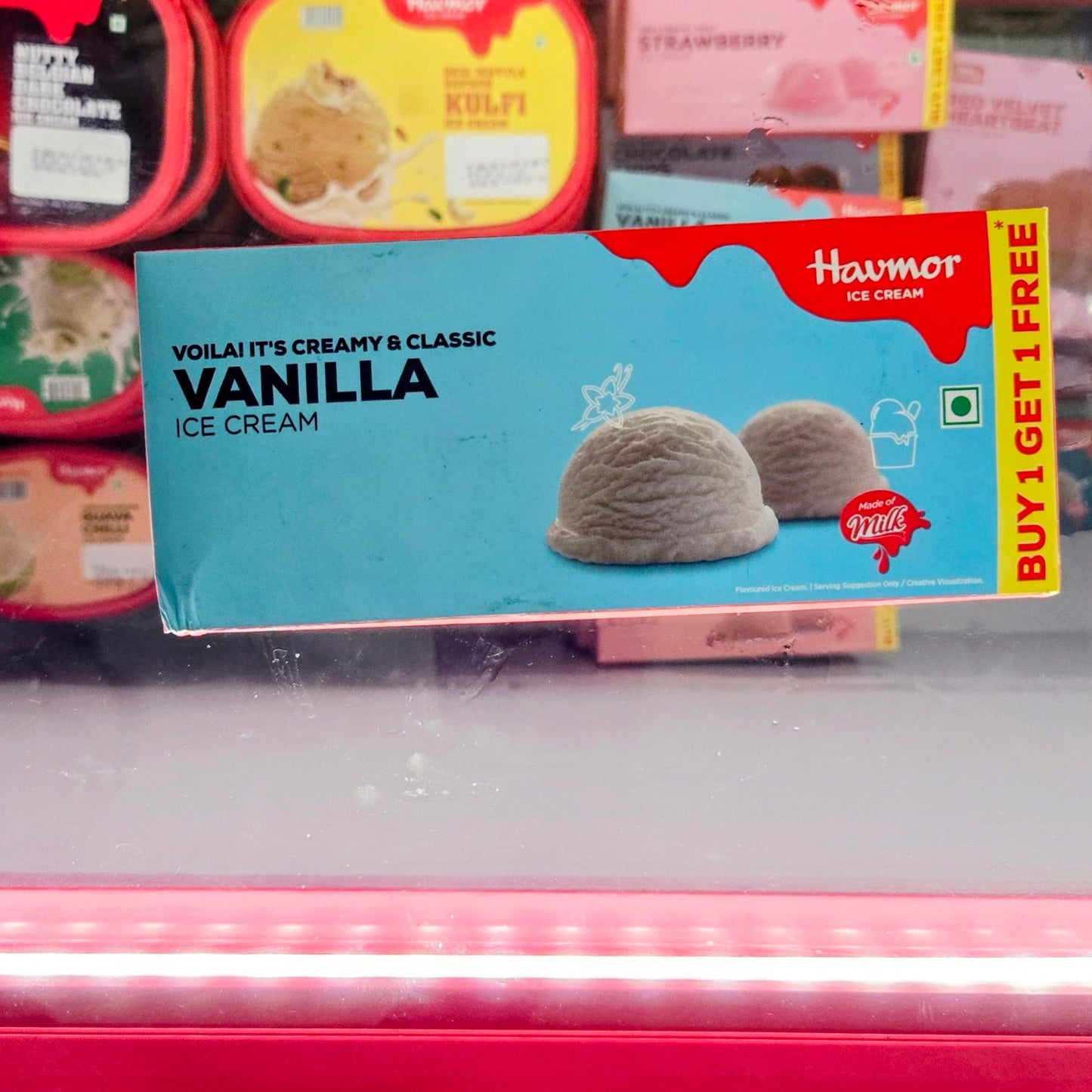 HAVMOR VANILLA ICE CREAM BRICK 700ML