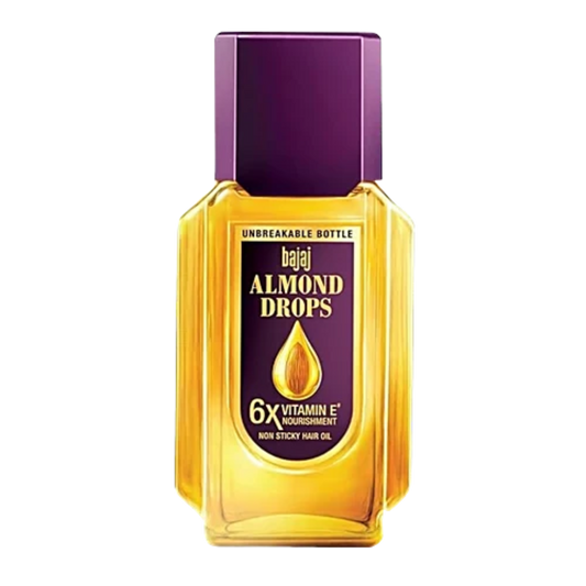 BAJAJ HAIR OIL ALMOND DROPS 200 ML BOTTLE.