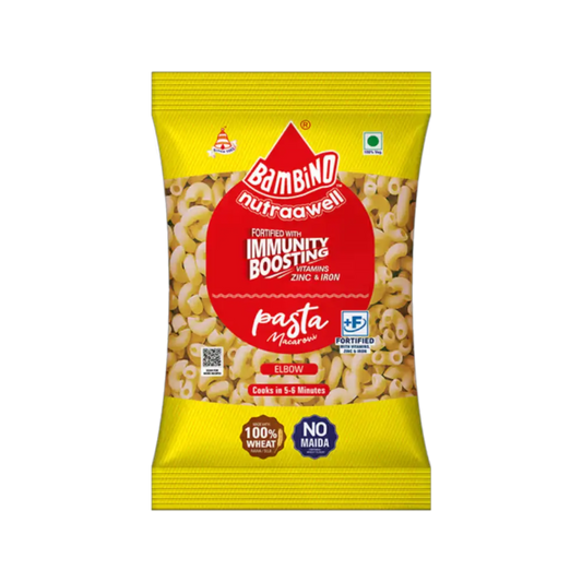 BAMBINO MACARONI PEP ELBOWS 440 GM POUCH.