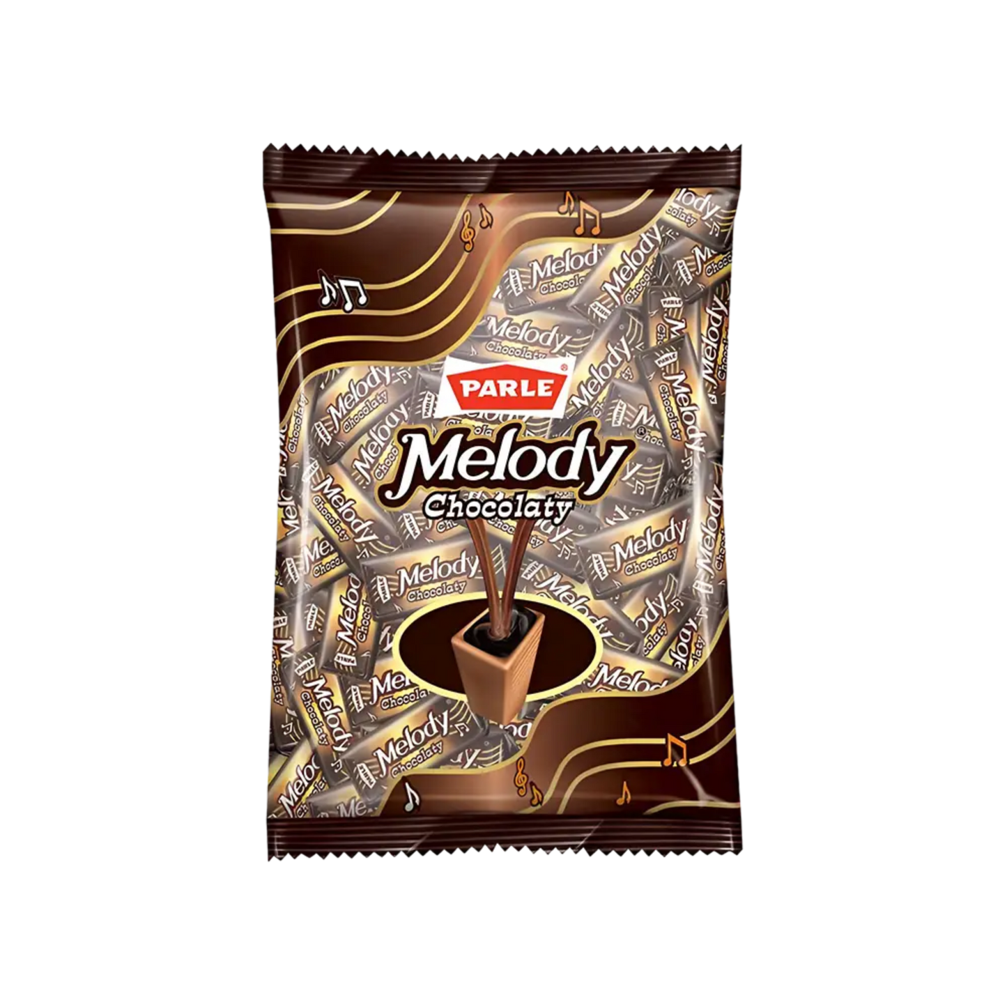 PARLE MELODY CHOCOLATY TOFFEE 391 GM POUCH. (TOFFEE/CANDY)