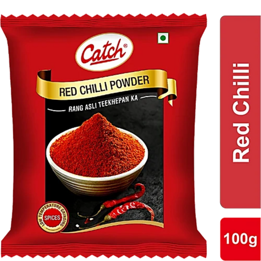 CATCH RED CHILLI POWDER 100 GM POUCH.