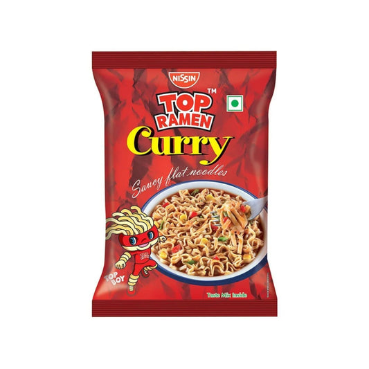 TOP RAMEN CURY VEG 75 GM POUCH.