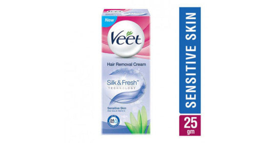 VEET HAIR REMOVAL SENSITIVE 25 GM TUBE.