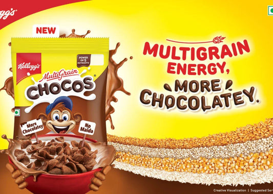 KELLOGGS CHOCOS 27 GM POUCH.