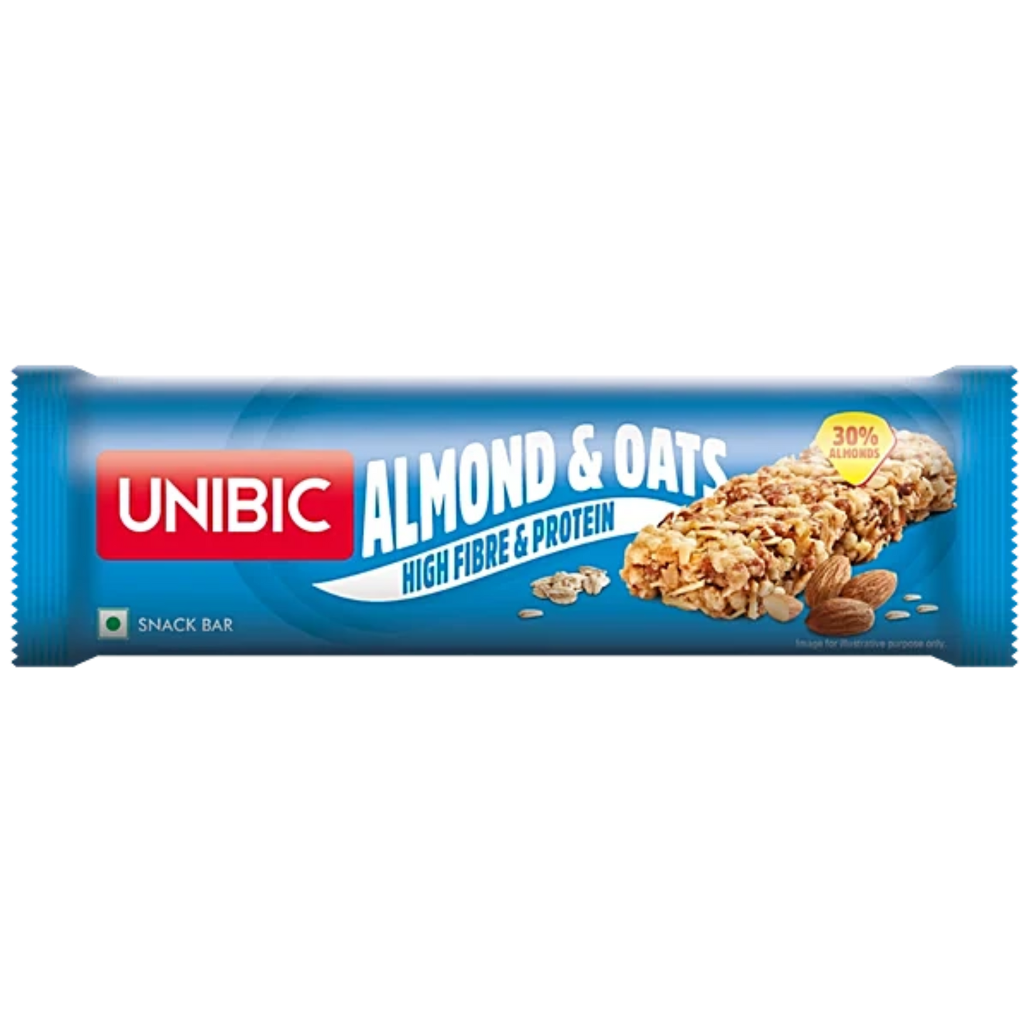 UNIBIC ALMOND AND OATS SNACK BAR 40GM