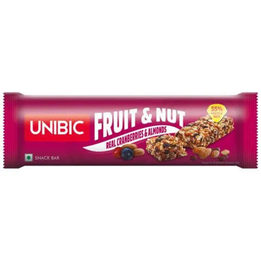 UNIBIC FRUIT AND NUT SNACK BAR 40GM