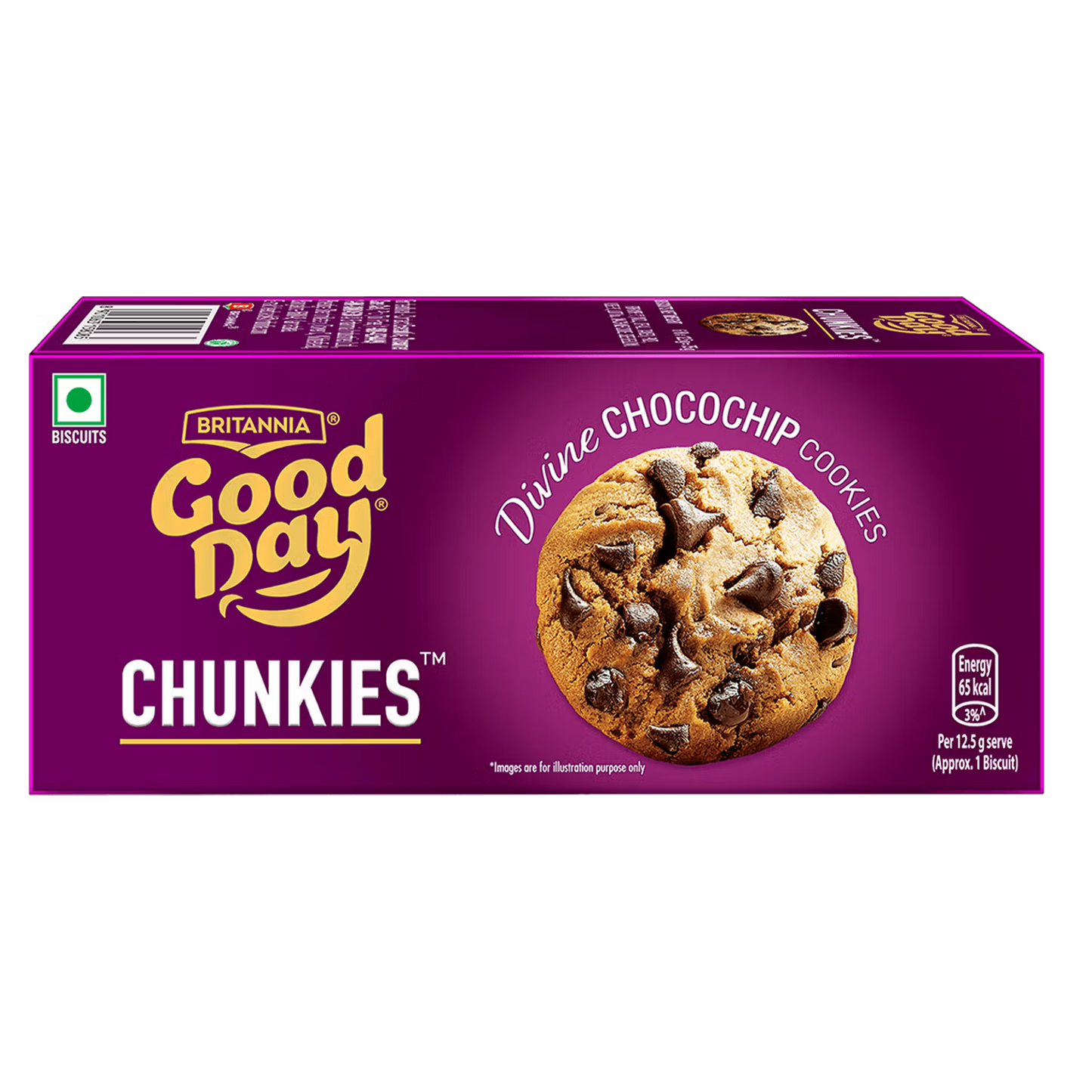 BRITANNIA GOOD DAY CHUNKIES CHOCOLATE CHIPS 60GM