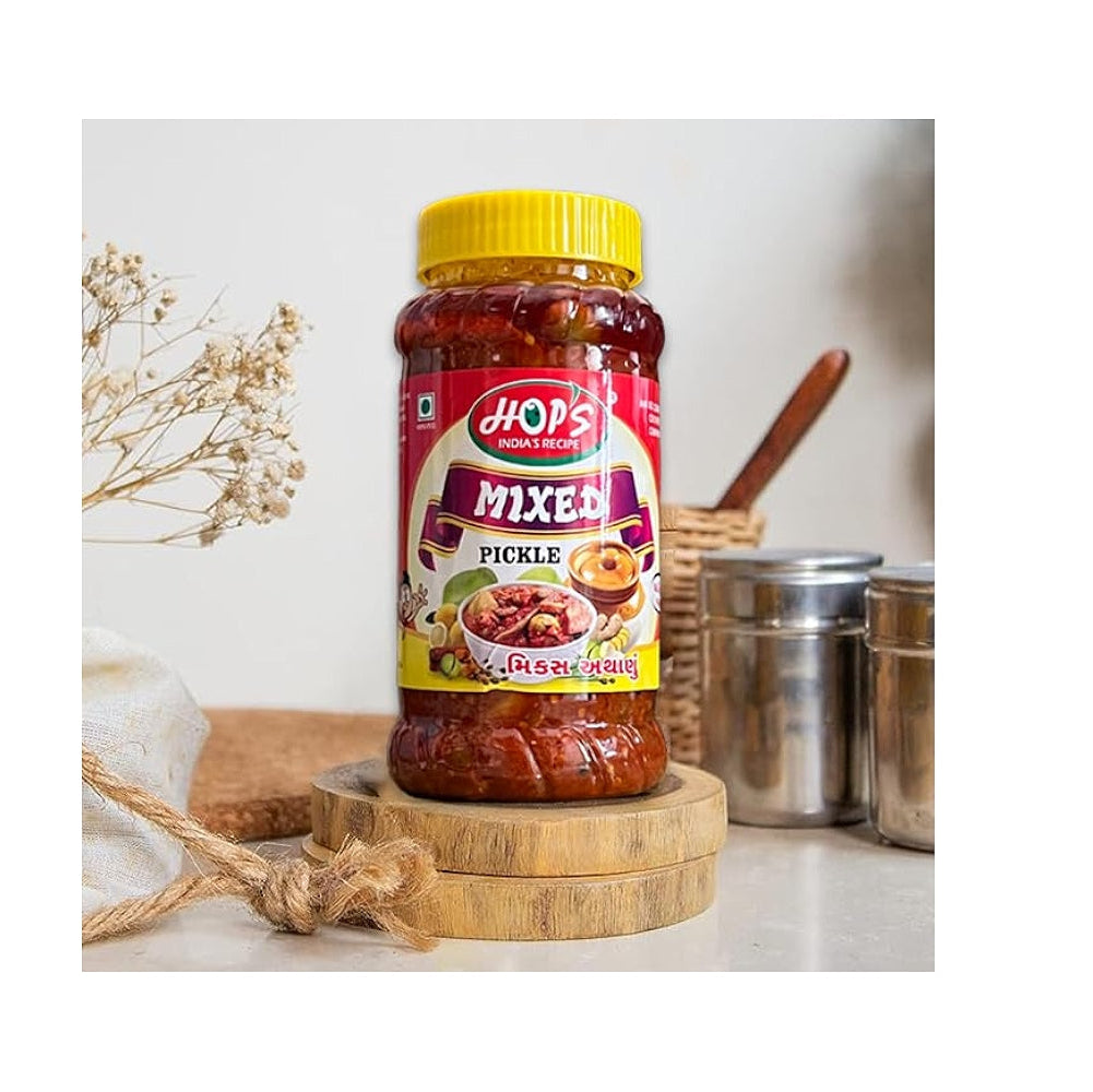 TOPS MIX PICKLE 400 GM JAR.