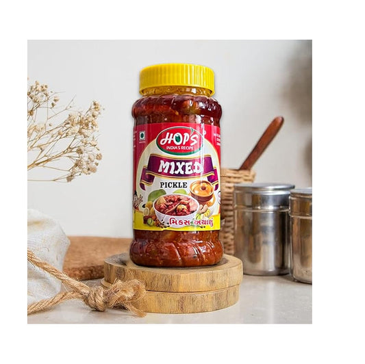 TOPS MIX PICKLE 400 GM JAR.