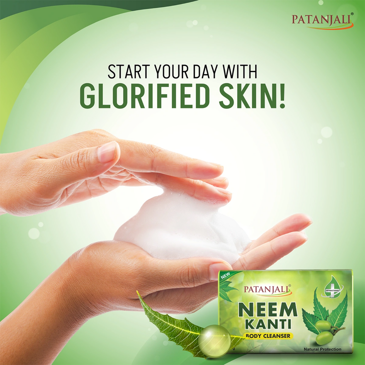 PATANJALI NEEM KANTI SOAP 150GM