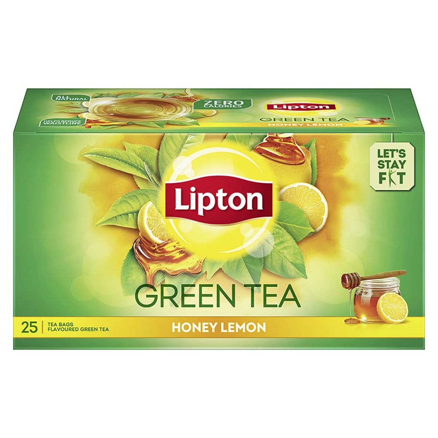 LIPTON GREEN TEA HONEY LEMON 25 TEA BAGS