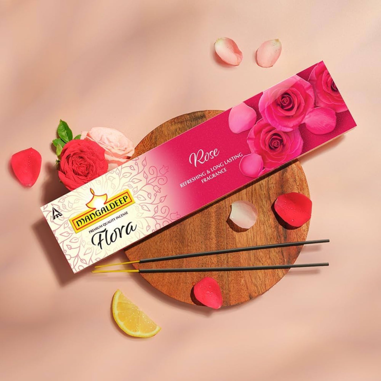 MANGALDEEP AGGARBATTI ROSE 14GM