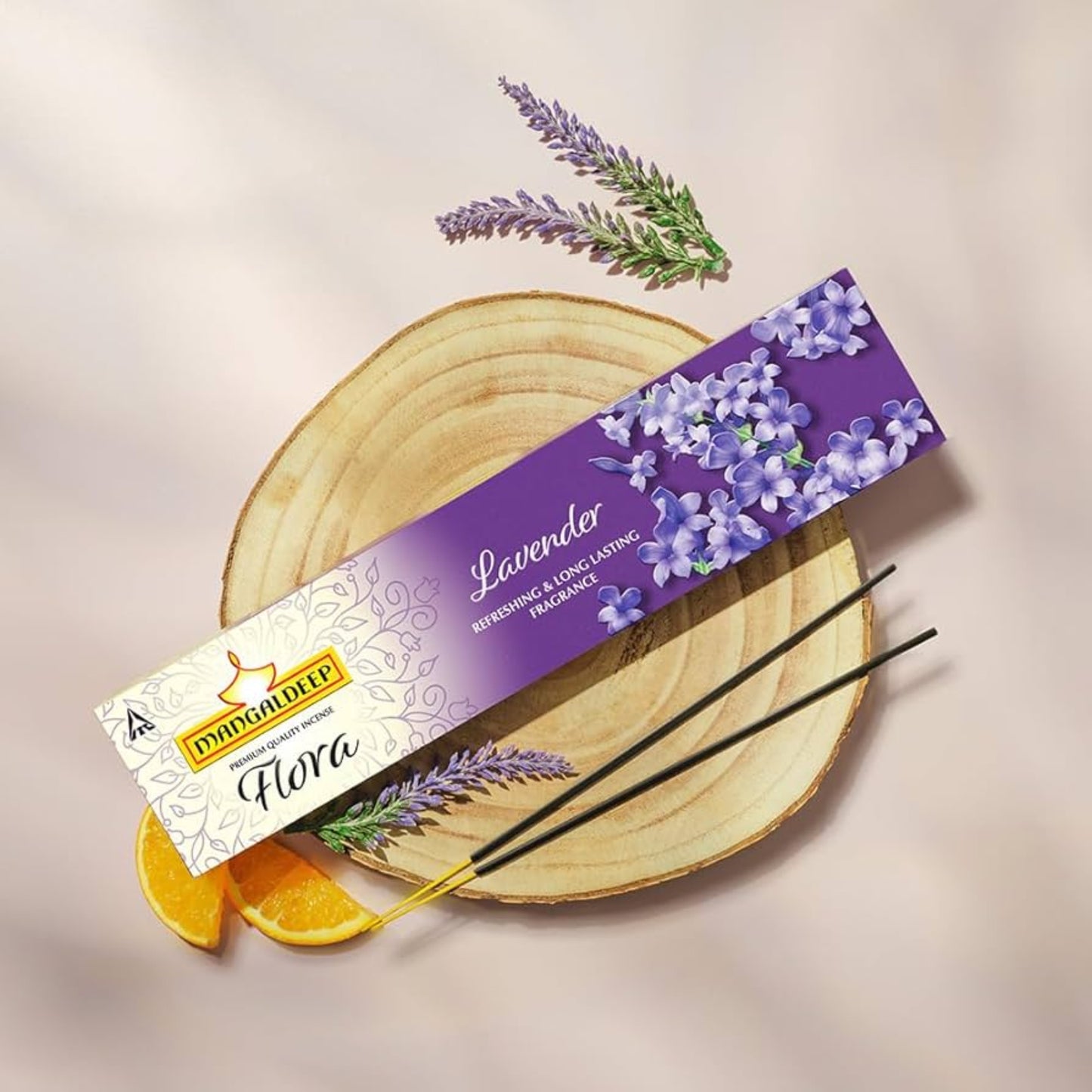 MANGALDEEP AGGARBATTI LAVENDER 14GM