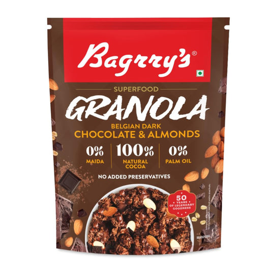 BAGGRYS GRANOLA CHOCOLATE AND ALMONDS 400GM