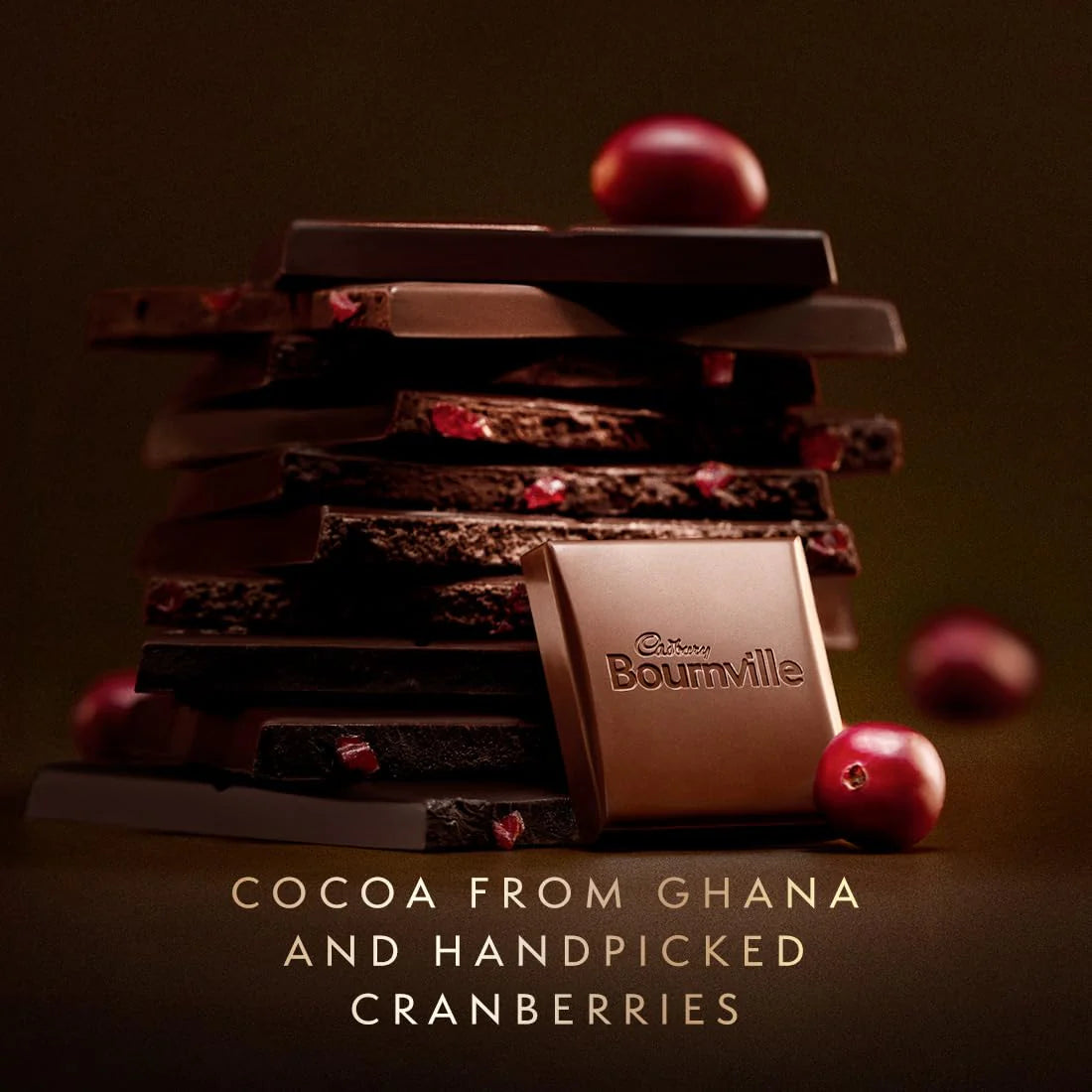 CADBURY BOURNVILLE FRUIT & NUT 50% DARK CHOCOLATE 78GM