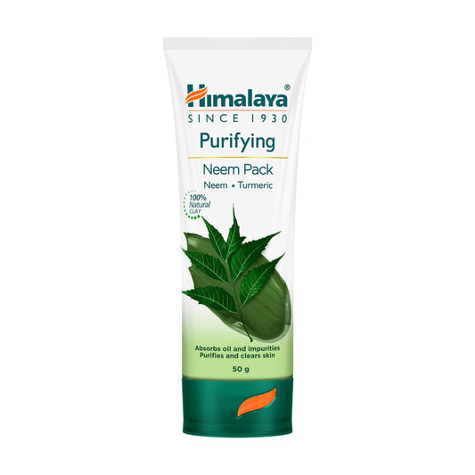 HIMALAYA FACE PACK NEEM PURIFYING 50 GM TUBE.