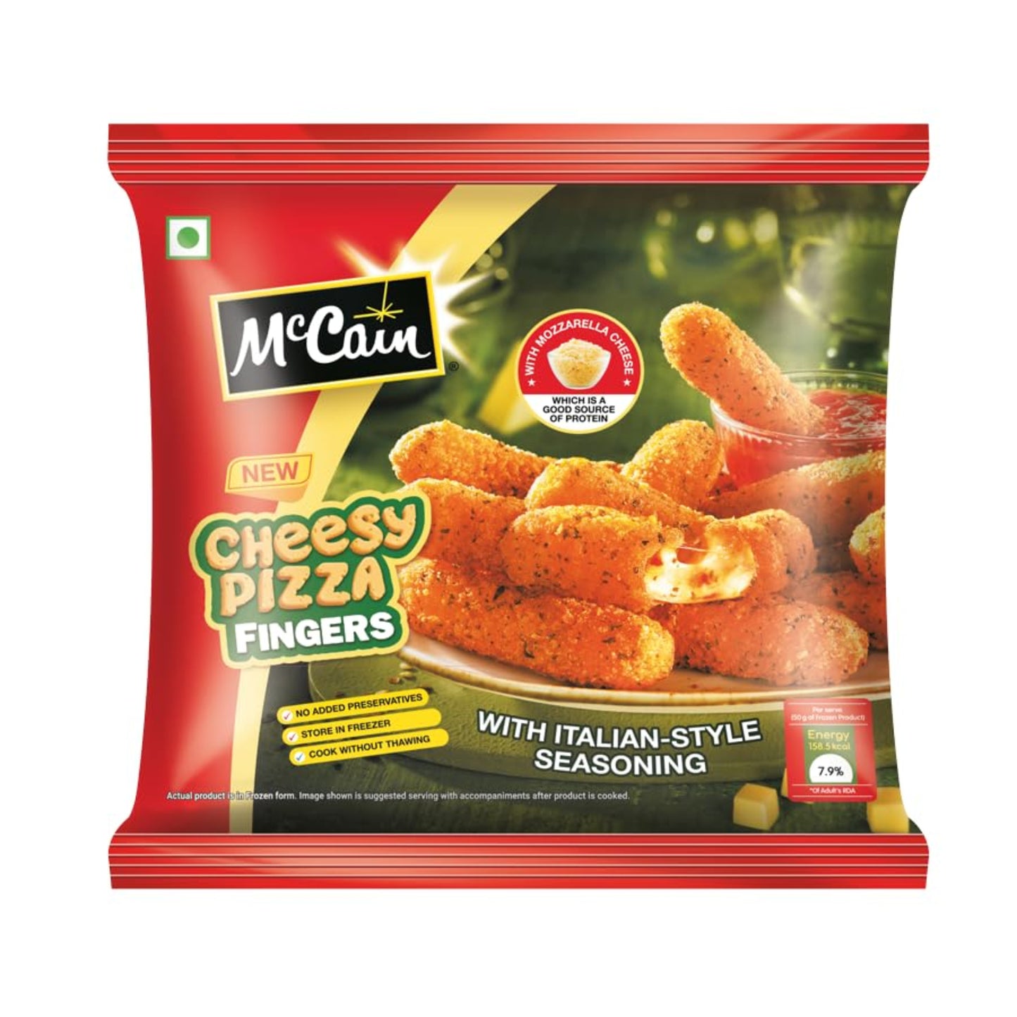 MCCAIN CHEESY PIZZA FINGERS 250GM
