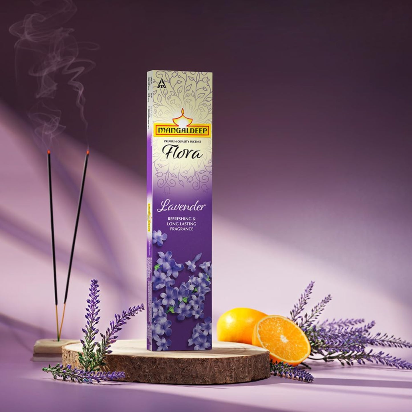 MANGALDEEP AGGARBATTI LAVENDER 14GM