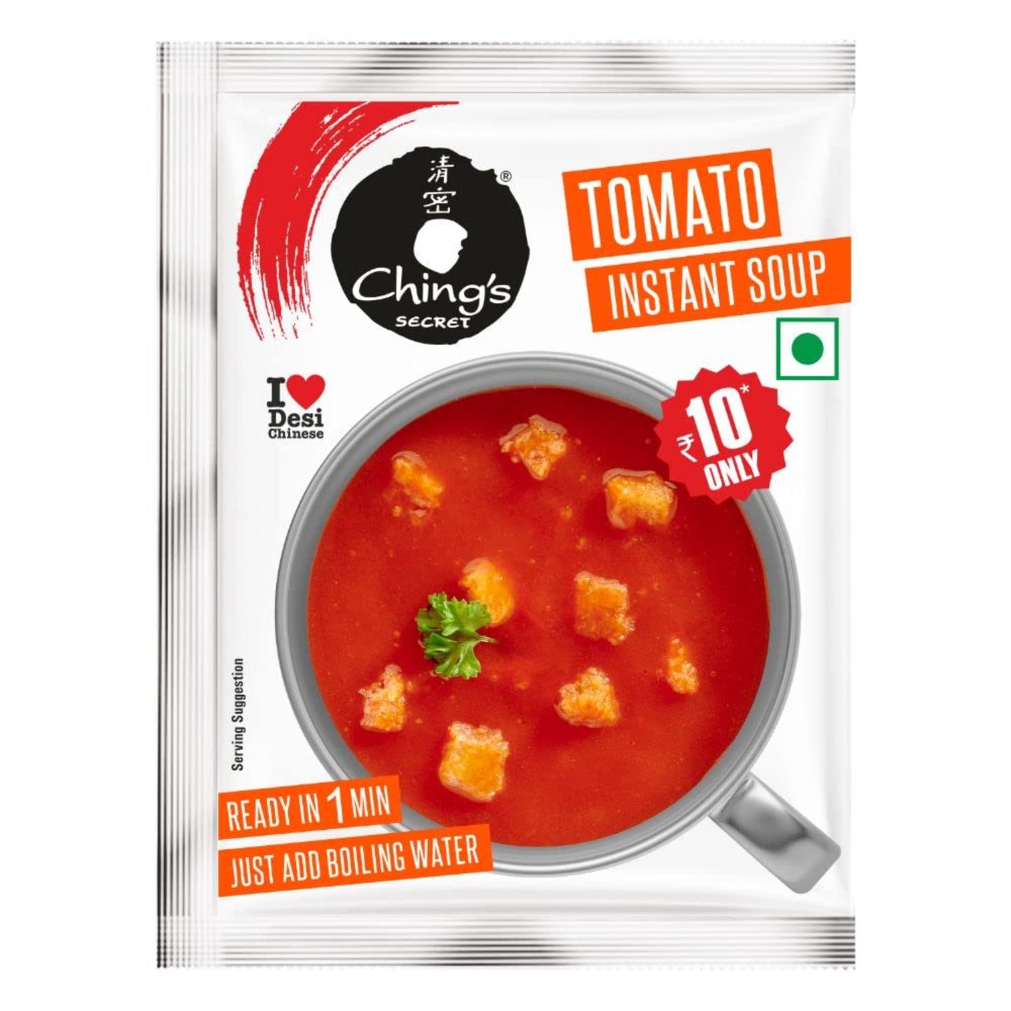 CHINGS SOUP TOMATO INSTANT 15 GM SACHET.