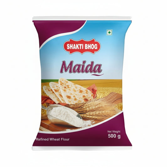 SHAKTI BHOG MAIDA 500 GM POUCH.