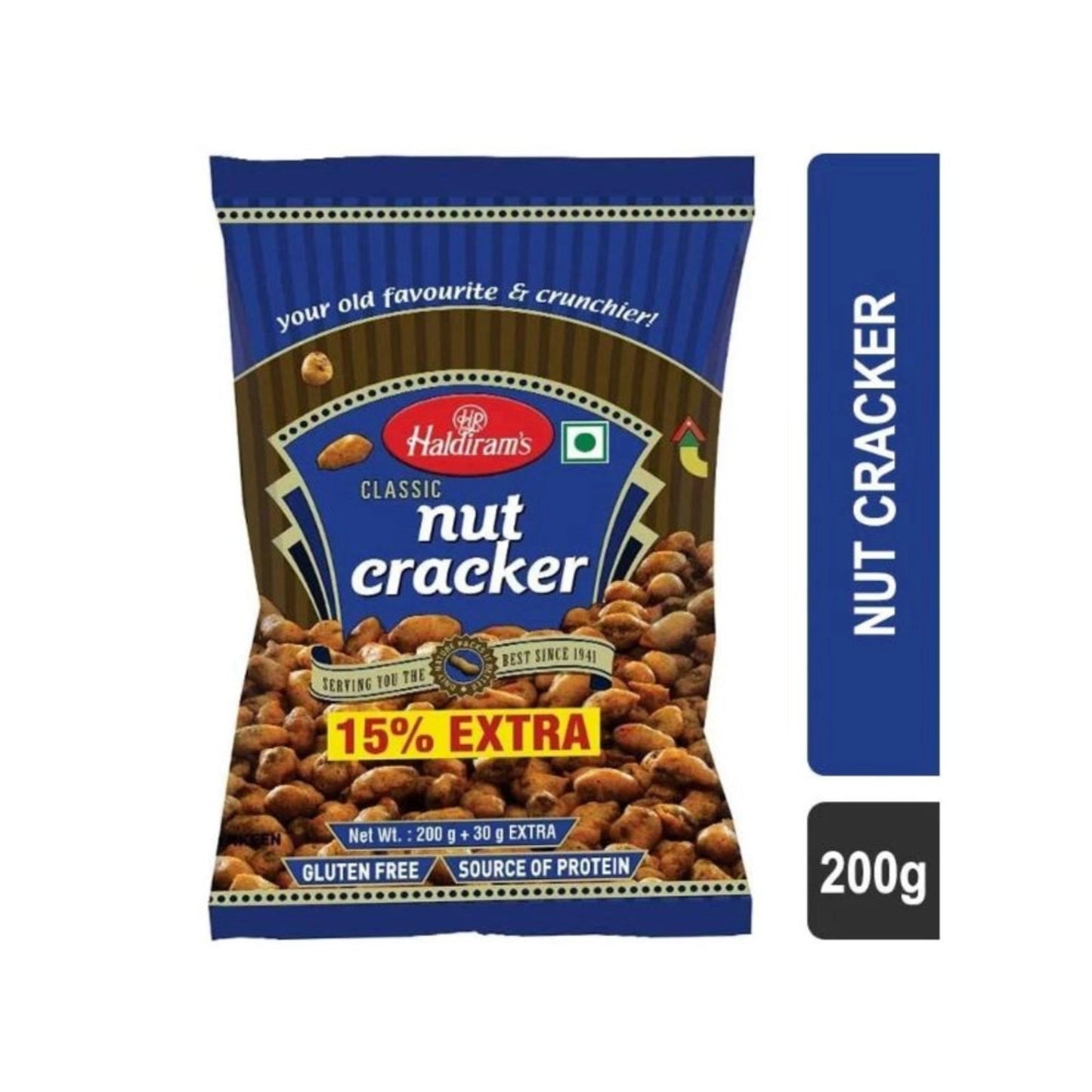 HALDIRAM NUT CRACKER 42GM  (NAMKEEN)