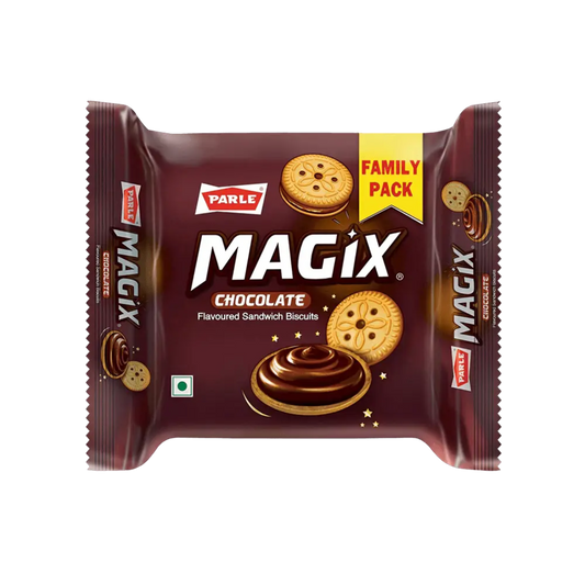 PARLE MAGIX CREAM CHOCOLATE BISCUITS 125 GM.