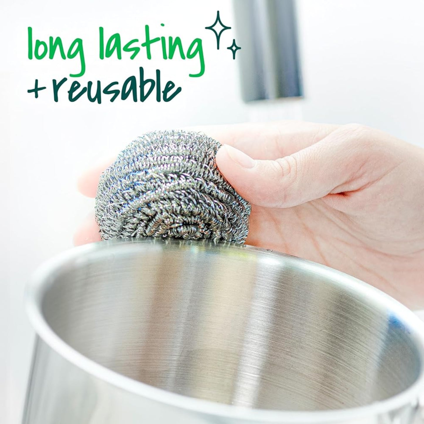 SCOTCH BRITE STAINLESS STEEL SCRUB 1 PCS