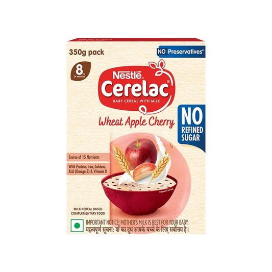 NESTLE CERELAC 2 WHEAT APPLE CHERRY 300 GM BOX