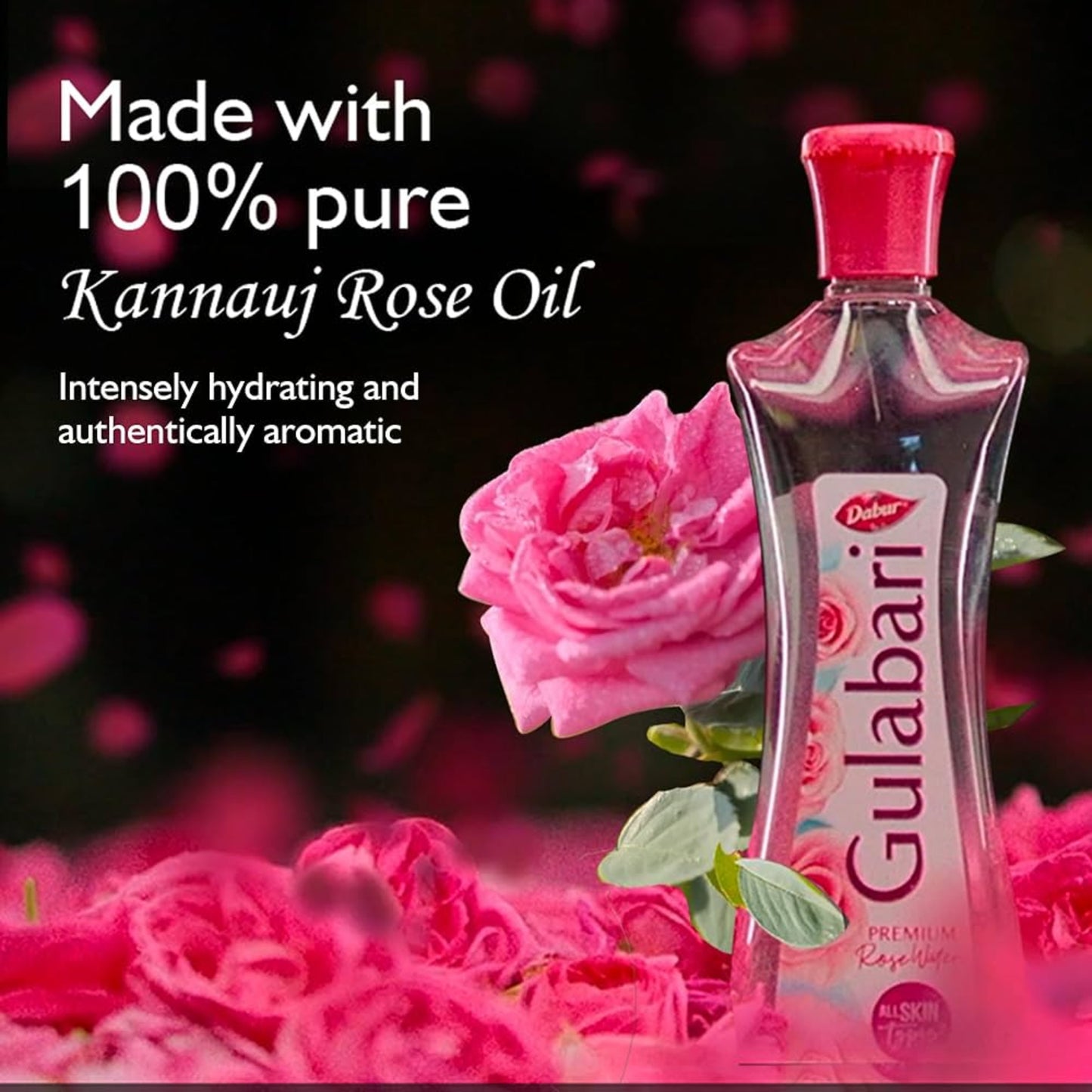 DABUR GULABARI 250 ML BOTTLE. (ROSE WATER)
